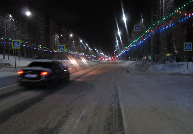 В Ухте водитель Kia Optima сбил пешехода напротив дома 45 по пр-ту Ленина
